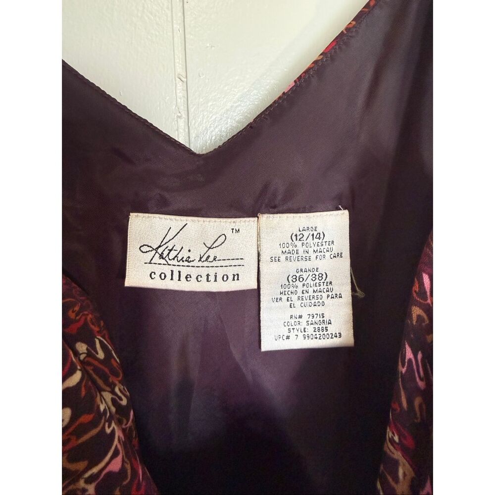 vintage Y2K beaded boho fairycore midi 90’s Kathie Lee Collection dress Large - Picture 4 of 6